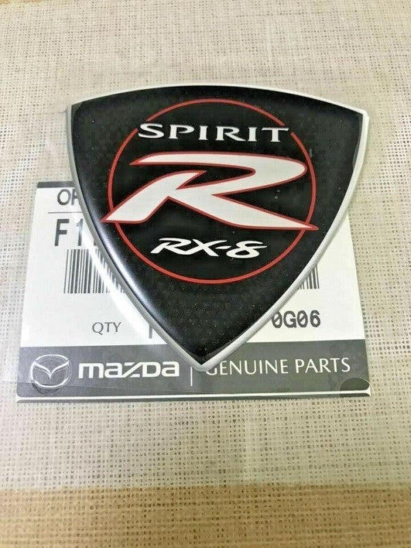 F1Y5-51-781 x2 MAZDA Genuine RX-8 SPIRIT R Emblem Badge Set