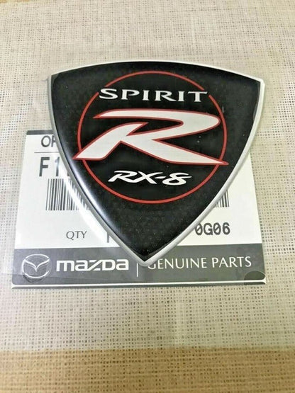 F1Y5-51-781 x2 MAZDA Genuine RX-8 SPIRIT R Emblem Badge Set