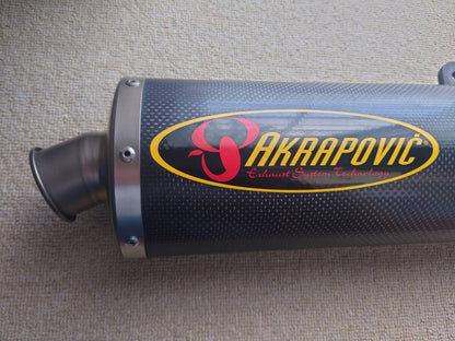 Akrapovic Bolt‑On Carbon Muffler for Kawasaki Ninja ZX‑6R ZX600J 2000-2002