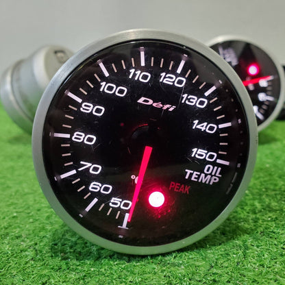 Defi Gauge 60φ 4pcs Turbo Boost Exhaust Temp Oil Temp Oil Pressure