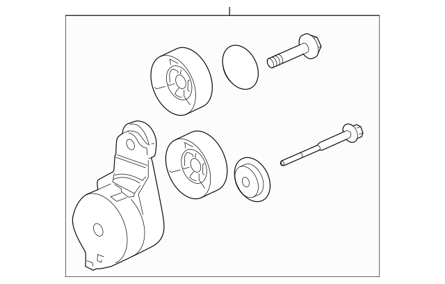 31170-RCA-A04 NEW Genuine OEM Honda Acura Serpentine Drive Belt Tensioner