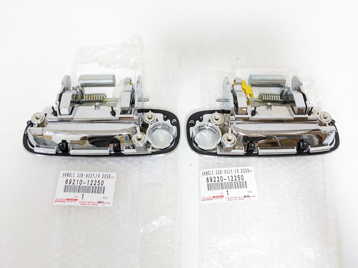 Toyota Genuine MR2 Spyder ZZW30 Chrome Outer Door Handle LH+RH set