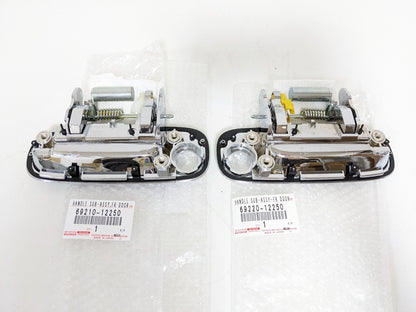 Toyota Genuine MR2 Spyder ZZW30 Chrome Outer Door Handle LH+RH set