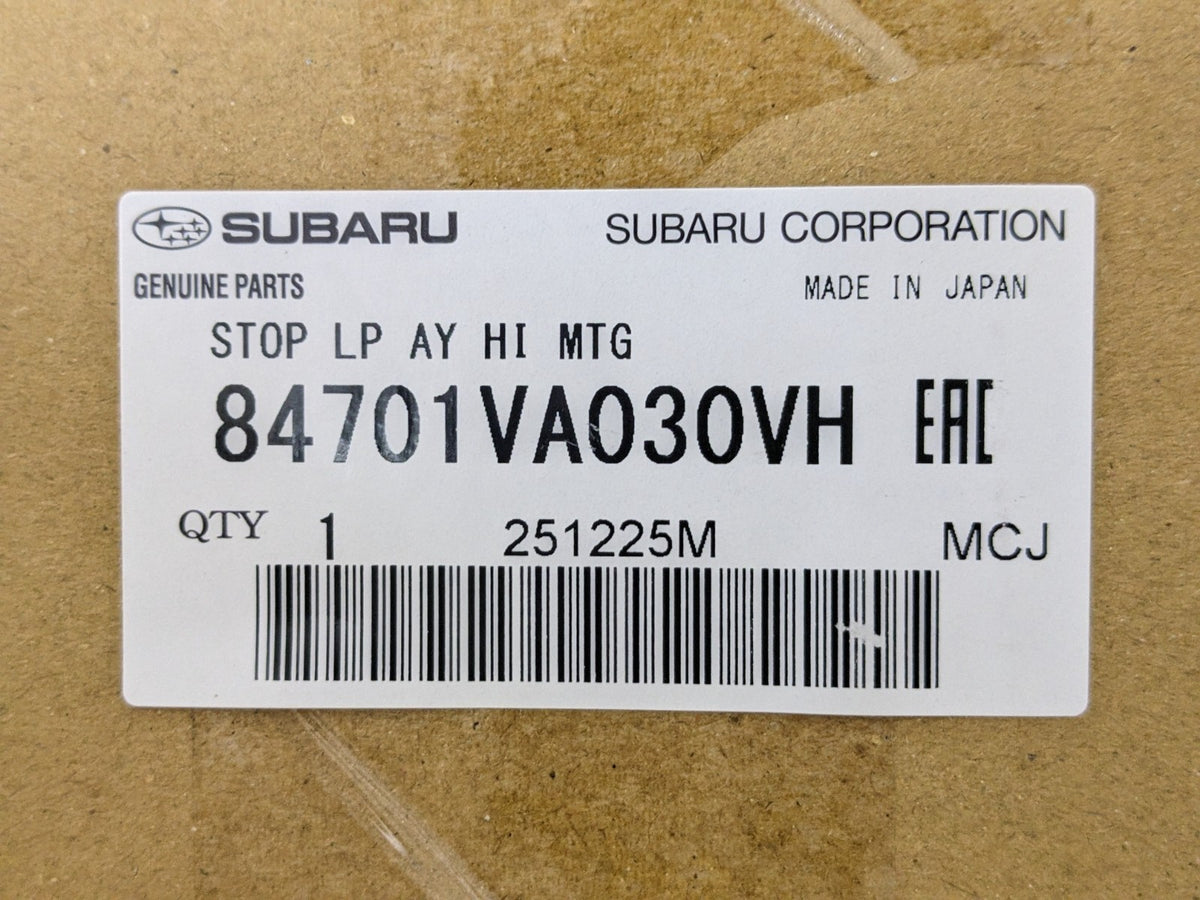 SUBARU Genuine IMPREZA High Mount Stop Lamp 84701VA030VH