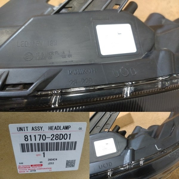 TOYOTA VOXY ZRR80 ZRR85 ZWR80 ZWR85 LED Left Headlight Lights Lamps JDM Genuine