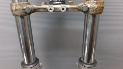 Yamaha TZR250 1KT Front Fork 39mm Stem Triple Tree Top Bridge Axle Shaft