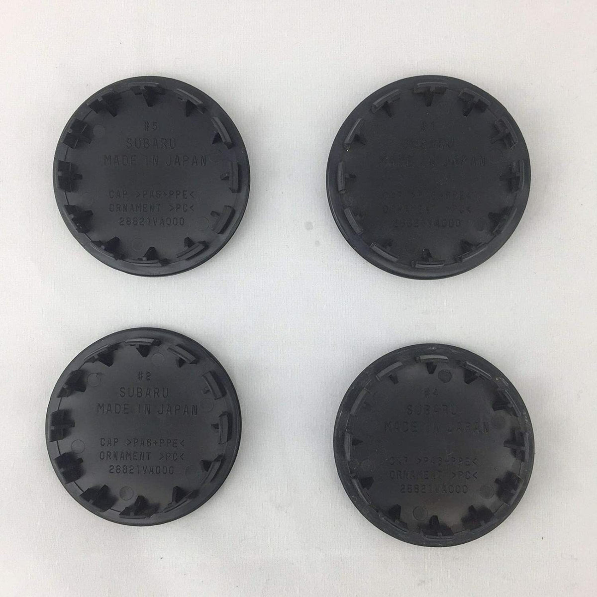 28821CA010 JDM OEM 4× SUBARU BRZ STI WHEEL CENTERCAP ZN6 GENUINE 4PCS