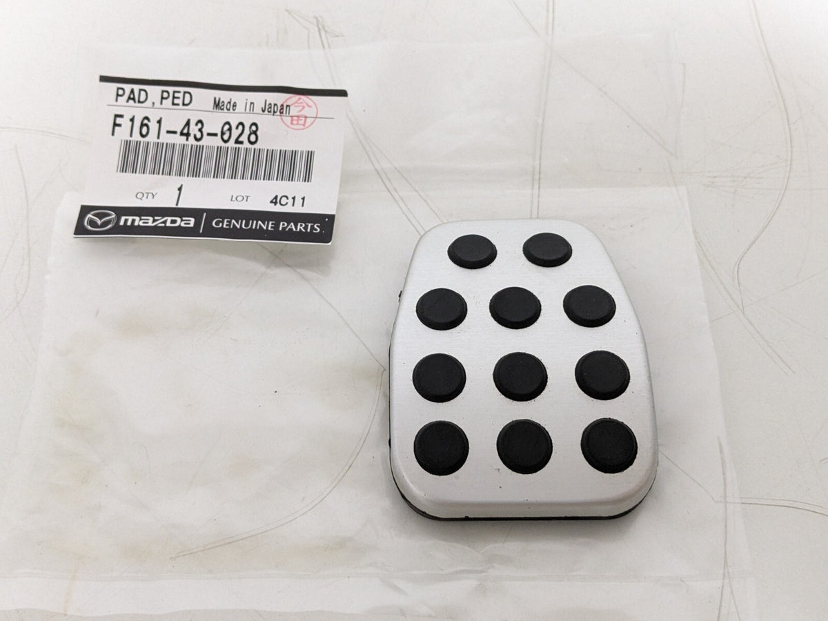 F161-43-028 / F157-43-028 Genuine Mazda Aluminum Clutch Brake Pedal pads F/S