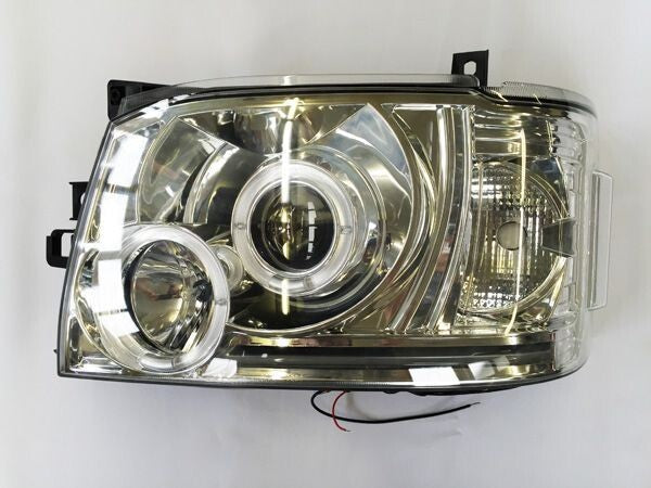 For Toyota 200 Series Hiace LED Daylight Headlight Chrome
