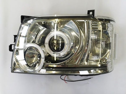 For Toyota 200 Series Hiace LED Daylight Headlight Chrome