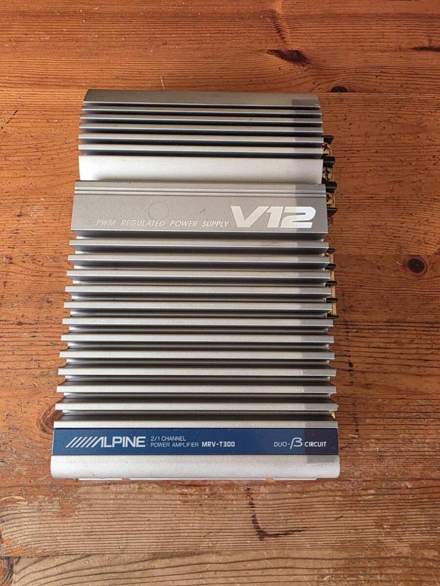 Alpine MRV-T300 2-Channel Car Audio Power Amplifier HI LOW PASS V12