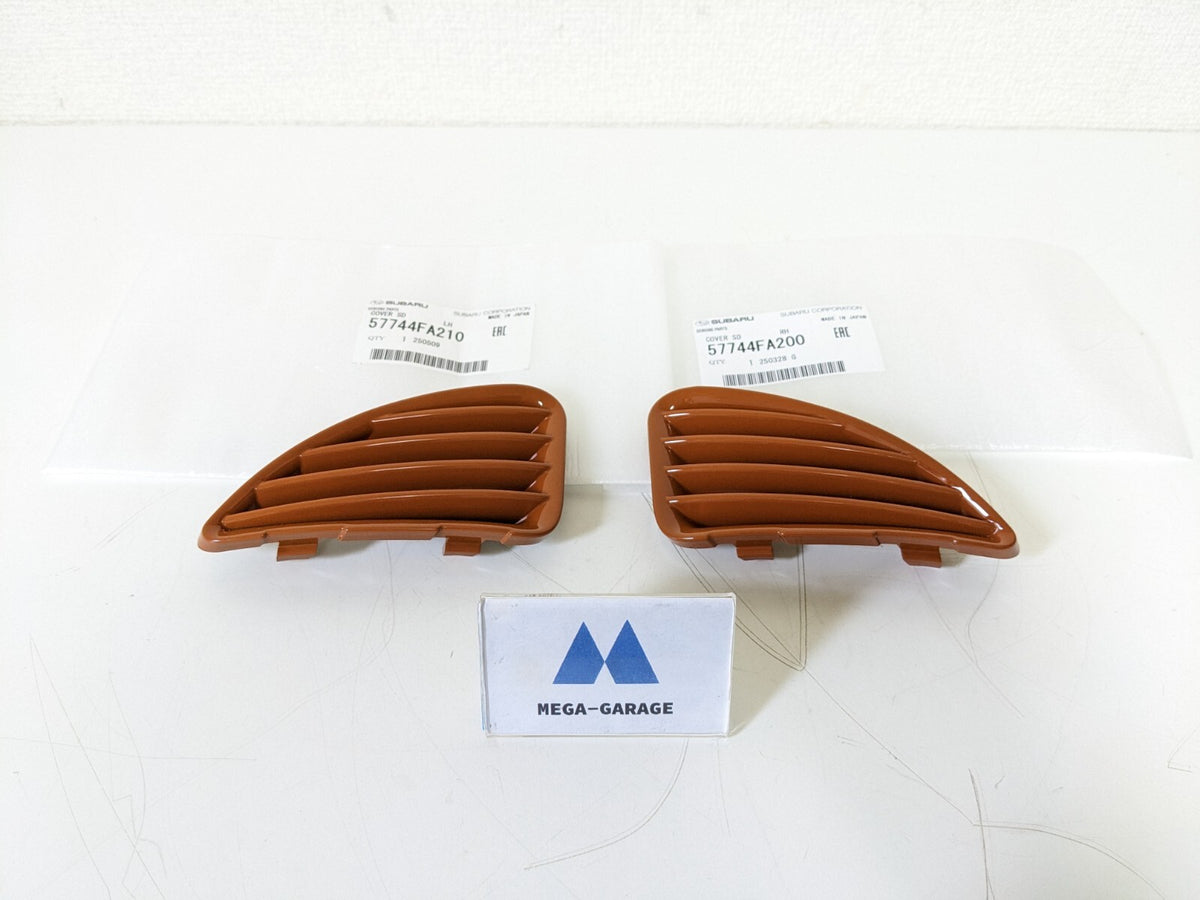 SUBARU Genuine IMPREZA WRX STi GC8 Front Bumper Lower Vent Cover RH & LH Set