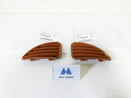 SUBARU Genuine IMPREZA WRX STi GC8 Front Bumper Lower Vent Cover RH & LH Set