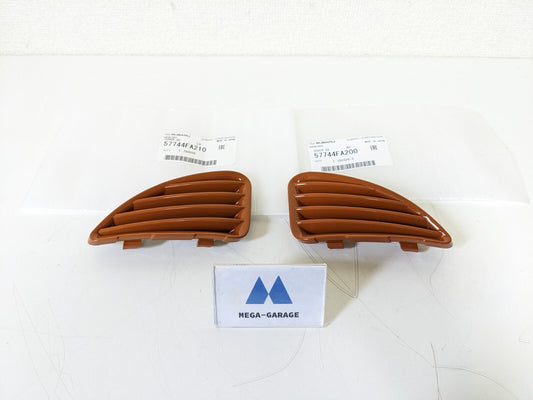 SUBARU Genuine IMPREZA WRX STi GC8 Front Bumper Lower Vent Cover RH & LH Set