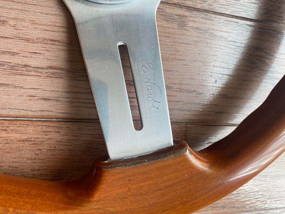 NARDI 33cm Wood Steering Wheel