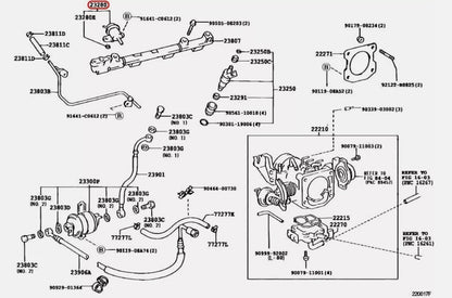 Toyota OEM Fuel Pressure Regulator Assy for Tundra Tacoma 4Runner 23280-62030