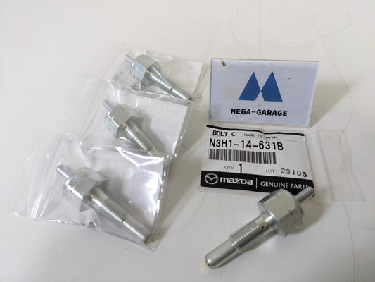 N3H1-14-631B x4 Genuine Mazda RX-8 Metering Pump Oil Injector Squiretr Bolt OEM