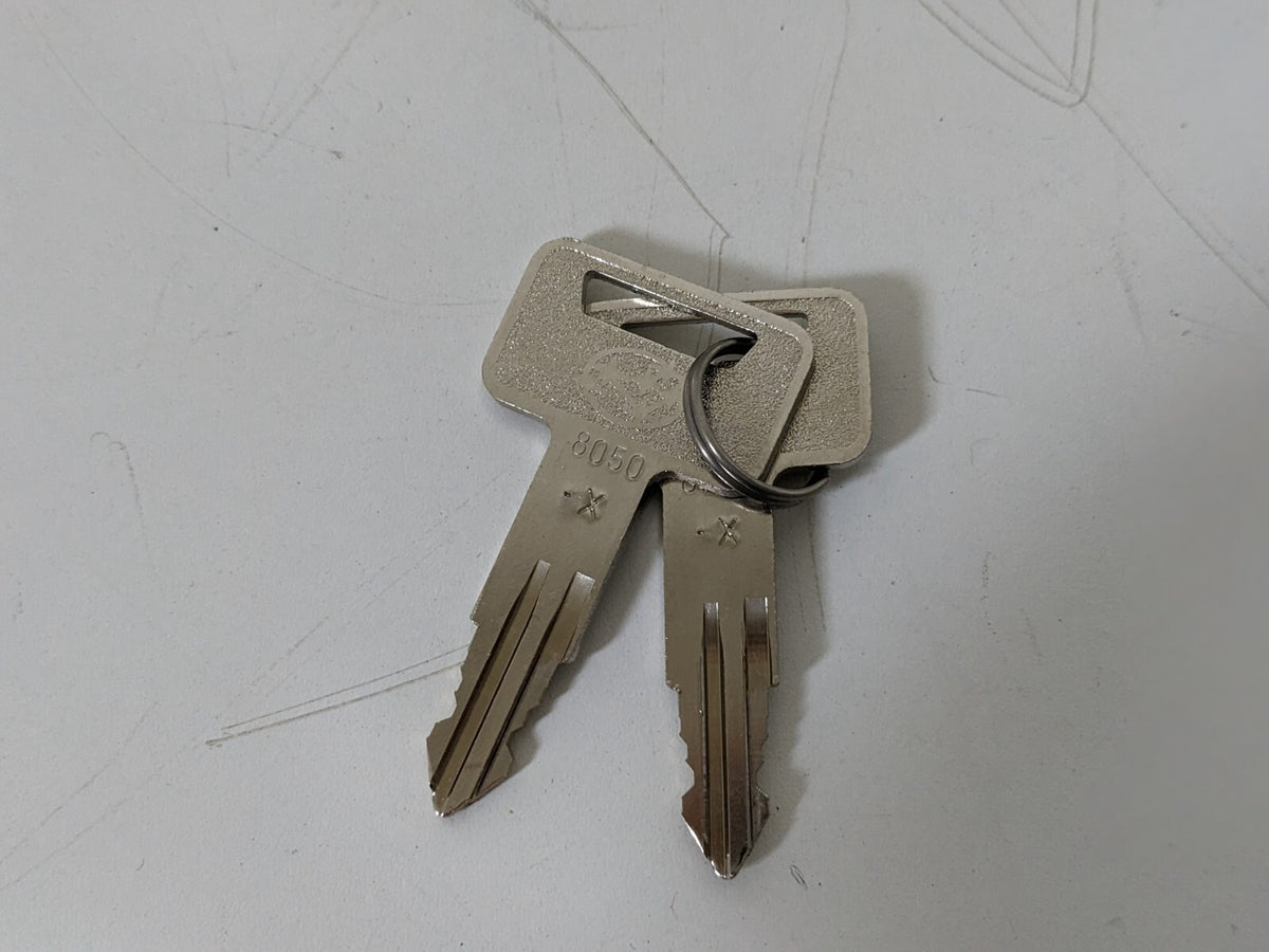 SUBARU Genuine Sambar TV1 TV2 TT1 TT2 Locker set Tool box Logo Key lock White