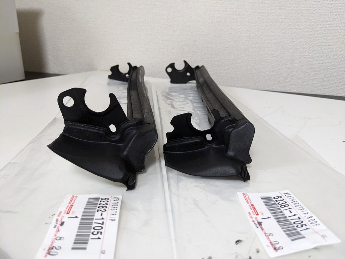 Genuine Toyota MR2 SW20 SW21 Weatherstrip Roof Side Rail Weather Strip RH LH Set