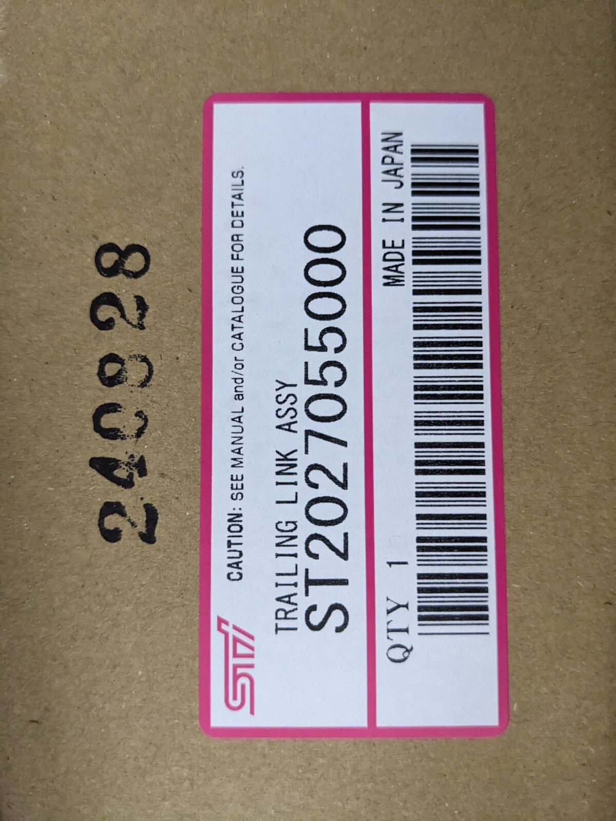 ST2027055000 SUBARU GENUINE OEM IMPREZA STI TRAILING LINK SET