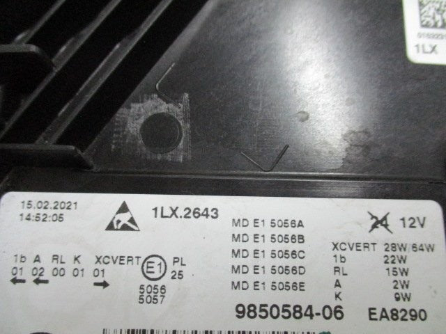 BMW 5 Series G30 G31 Late Model Headlight Right 1LX 2643 Genuine OEM