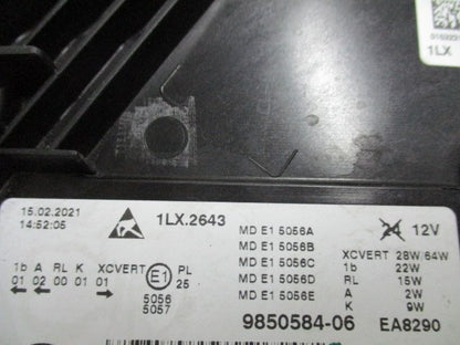 BMW 5 Series G30 G31 Late Model Headlight Right 1LX 2643 Genuine OEM