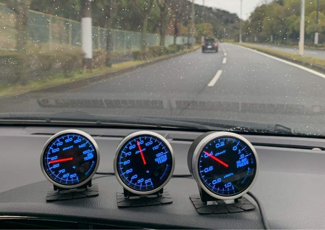 Defi Gauge Set Blue