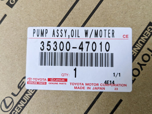 35300-47010 OEM Toyota ZVW52 Prius Pump Assy Oil with Motor Genuine New