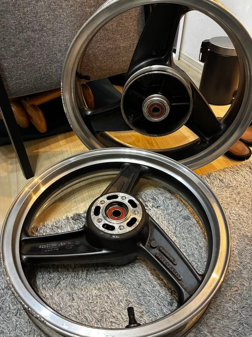 Kawasaki ZRX400-II 1996 Front & Rear Wheel Set Genuine OEM