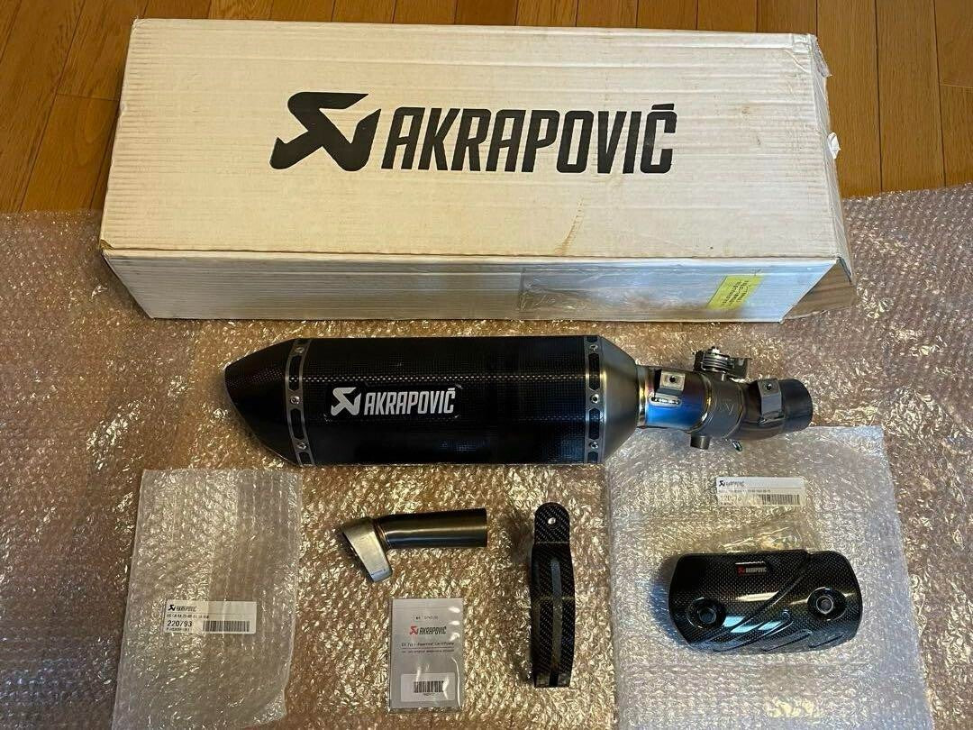 AKRAPOVIC Slip-on Muffler for Kawasaki ZX-6R ZX6R 09-