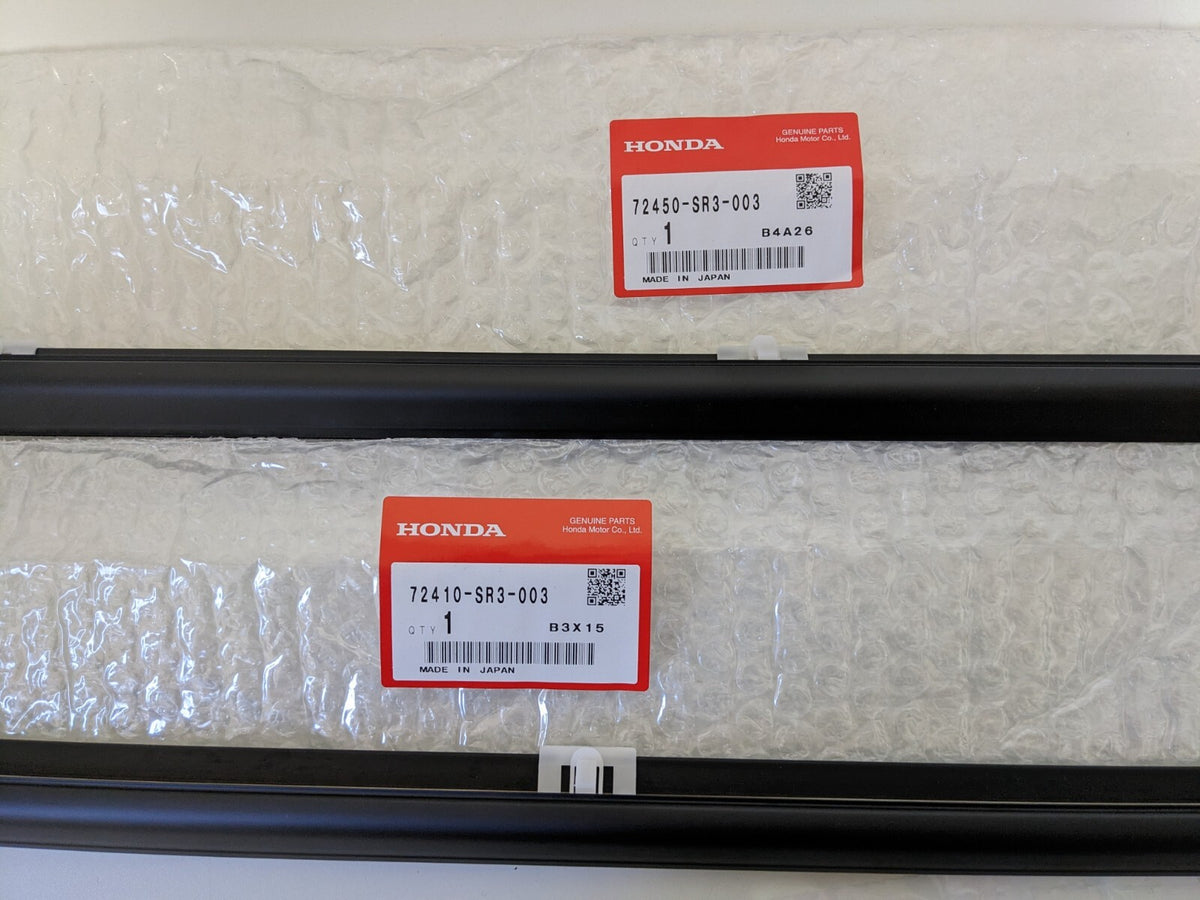 Genuine 92-95 Honda Civic EG4 EG6 Door Molding & Roof Molding & Clips