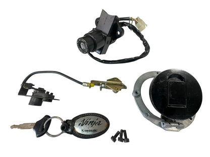 Kawasaki Ninja ZX-12R ZXT20A 2000-2001 Ignition Switch Lock Key Set Genuine OEM