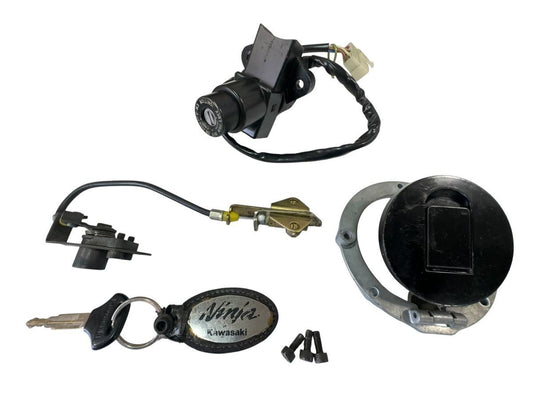 Kawasaki Ninja ZX-12R ZXT20A 2000-2001 Ignition Switch Lock Key Set Genuine OEM