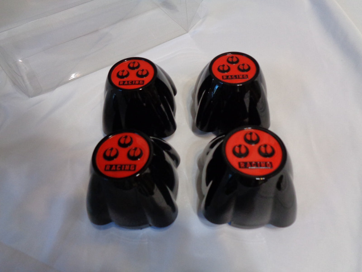 RS WATANABE Wheel Center Cap Black 70π Set of 4