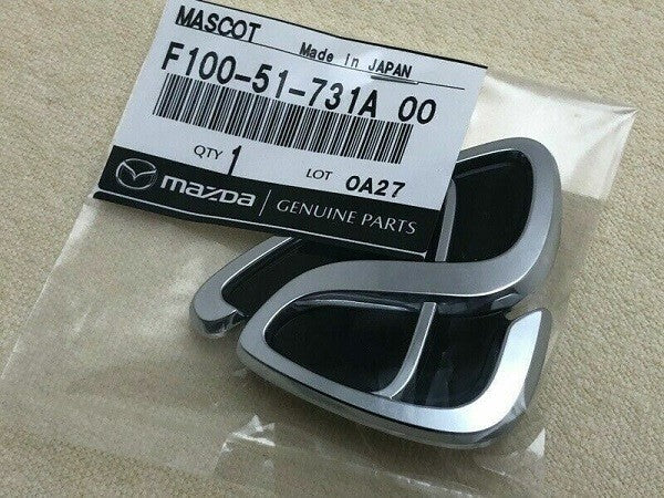 New Genuine MAZDA RX-7 FD3S Efini Badge Emblem Front Rear Pairs Set Black JDM