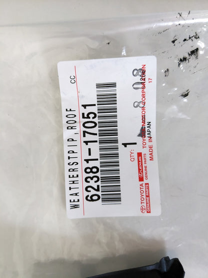 Genuine Toyota MR2 SW20 SW21 Weatherstrip Roof Side Rail Weather Strip RH LH Set