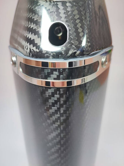 Dry Carbon Long Silencer 60.5/51 Type 1