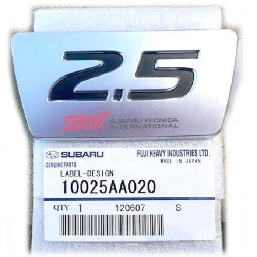 Subaru Genuine OEM WRX STi Forester legacy XV 2.5 trunk badge emblem decal