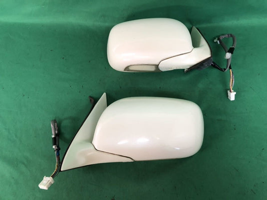 Toyota Celsior UCF30 UCF31 Early Model Genuine Door Side Mirror Set White Pearl