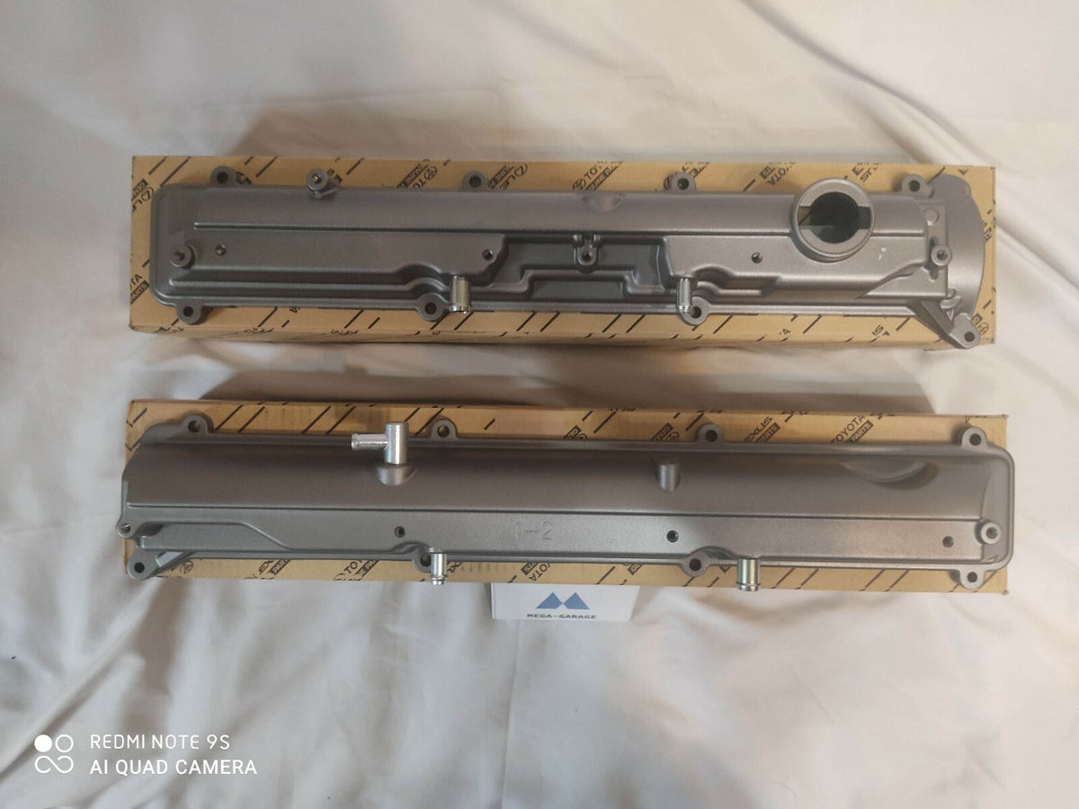 Genuine Toyota Valve Covers VVTI Supra 97-02 2JZGTE 11201-46050 11202-46021