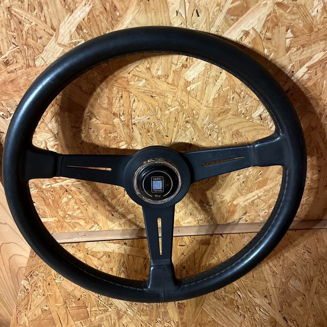 NARDI Steering Wheel Leather Black 36cm