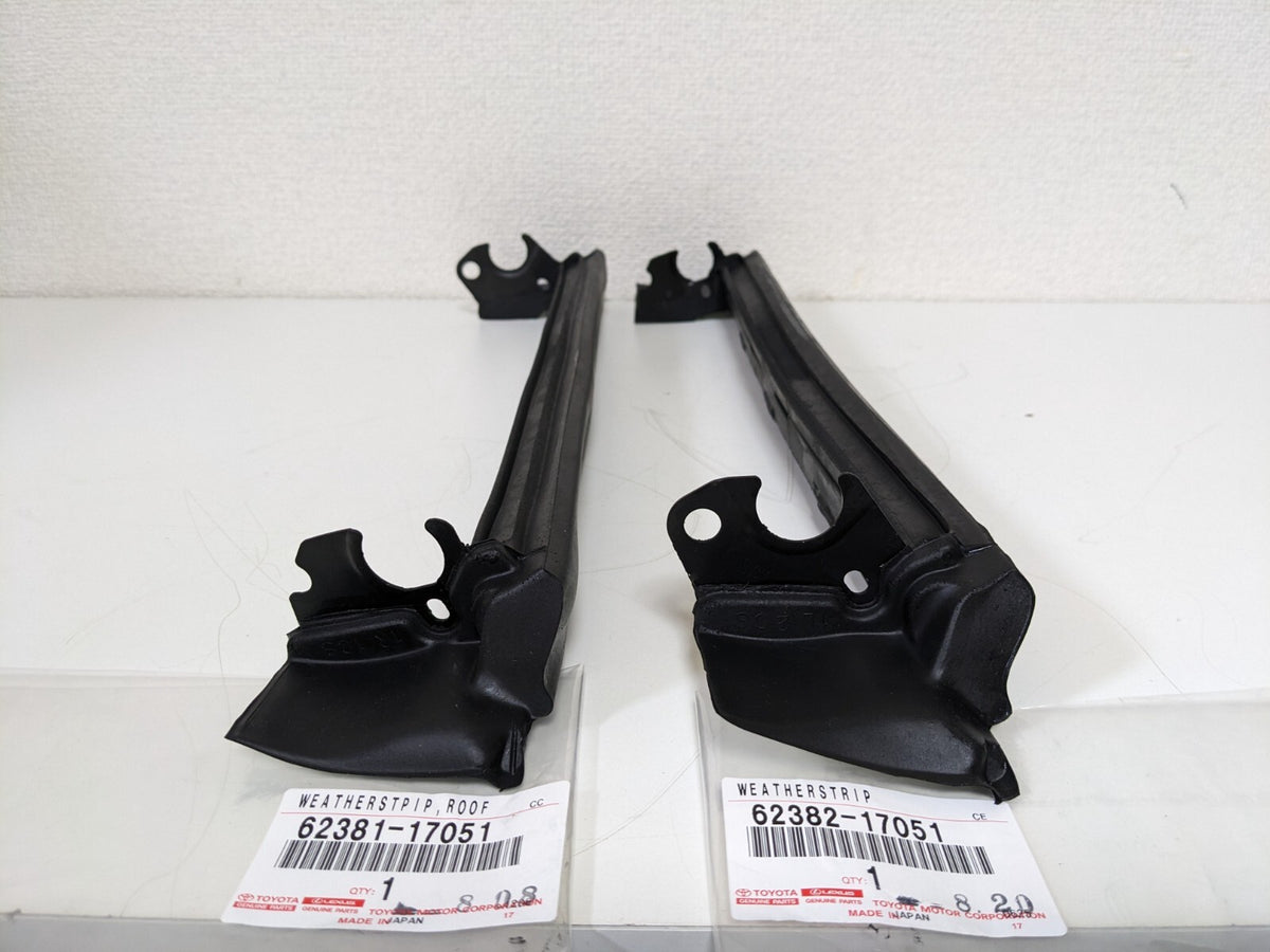 Genuine Toyota MR2 SW20 SW21 Weatherstrip Roof Side Rail Weather Strip RH LH Set