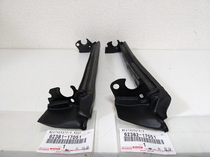 Genuine Toyota MR2 SW20 SW21 Weatherstrip Roof Side Rail Weather Strip RH LH Set