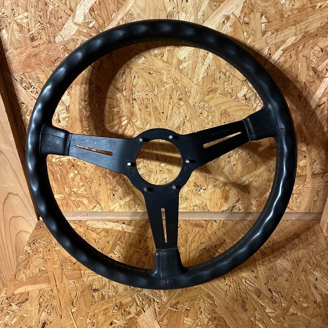 NARDI Steering Wheel Leather Black 36cm