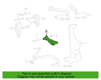 48620-50131 TOYOTA Genuine Lexus LS460 LS460L Arm Assy RH Front Suspension Lower