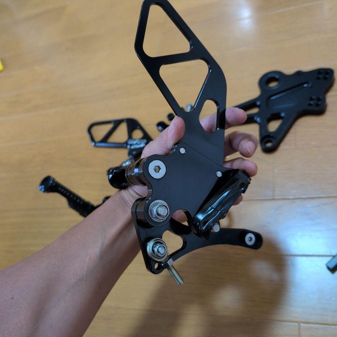 OVER Racing Black Rearsets for Kawasaki Z650RS