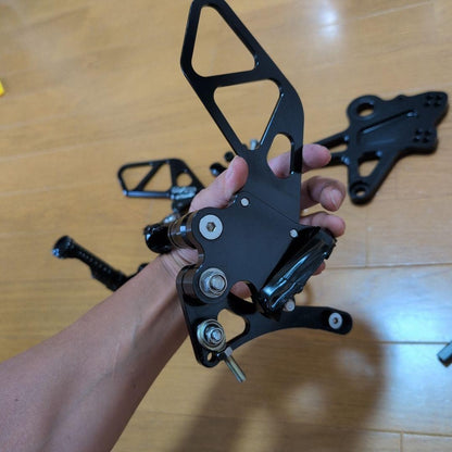 OVER Racing Black Rearsets for Kawasaki Z650RS