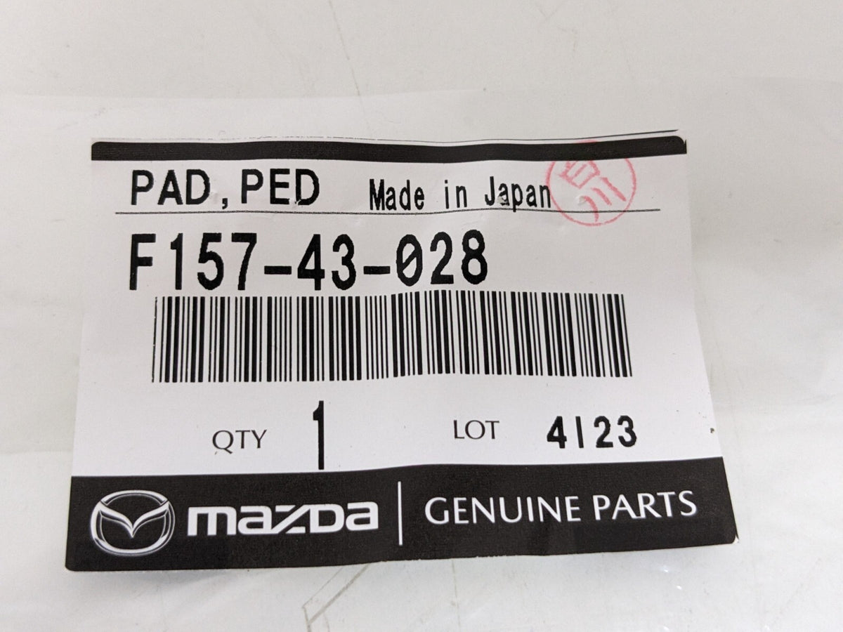 F161-43-028 / F157-43-028 Genuine Mazda Aluminum Clutch Brake Pedal pads F/S