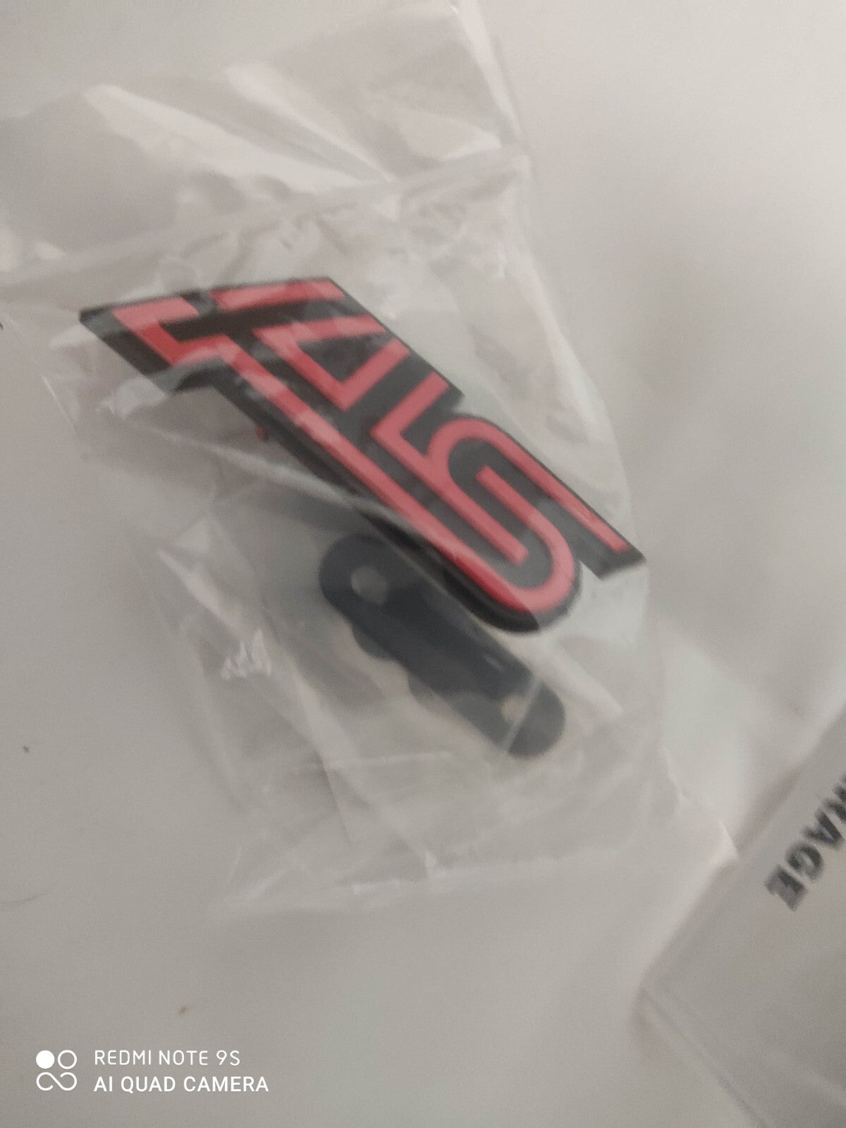 93013SA100 Subaru Genuine Forester STI SG9 Front Grille "STI" Emblem Badge