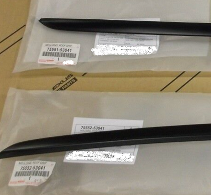 75552-53041 Genuine Lexus IS350 IS200T Front Windshield Moulding & Clips RH & LH